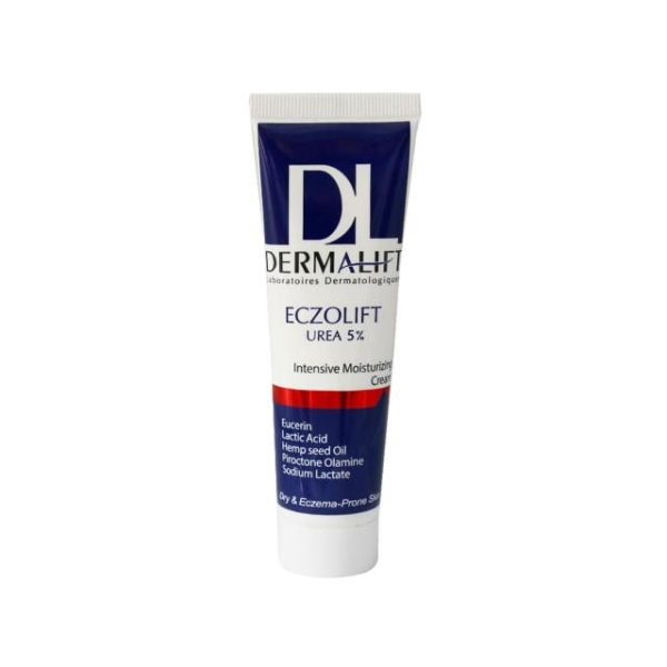 کرم مرطوب کننده اوره و اوسرین 5 درصد درمالیفت مدل Eczolift حجم 50 میلی لیتر - Image 1