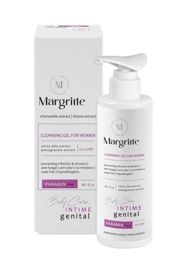 ژل بهداشتی بانوان حجم 200 میلی لیتر Intime Genital مارگریت - Image 1