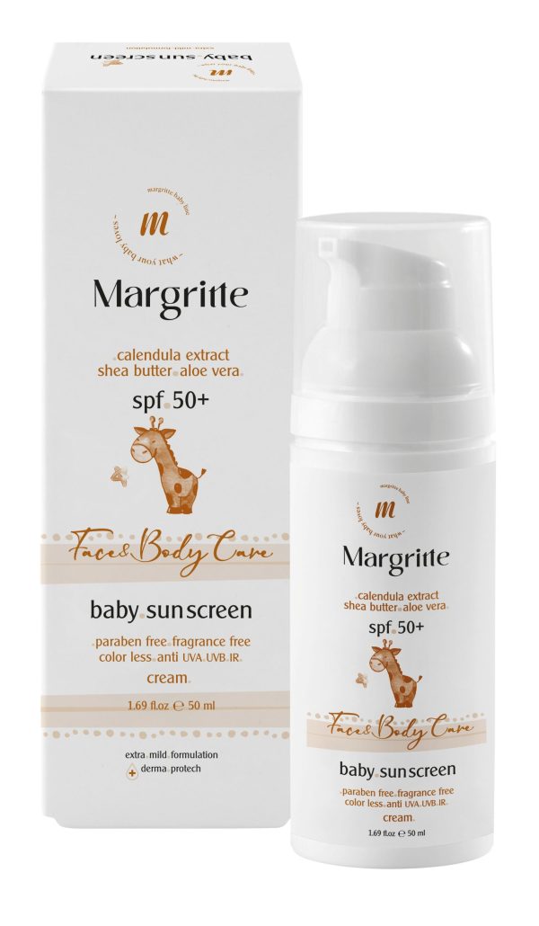 کرم ضد آفتاب کودک حجم 50 میلی لیتر SPF50+ مارگریت - Image 1