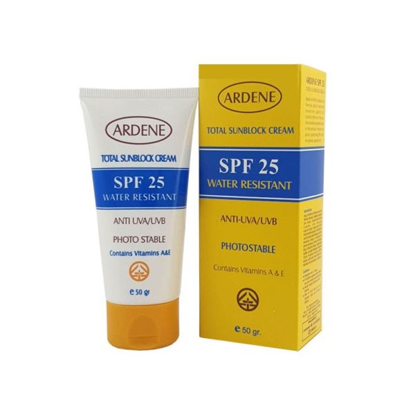 کرم ضد آفتاب آردن SPF 25 وزن 50 گرم - بی رنگ - Image 1