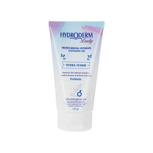 ژل بهداشتی مرطوب کننده بانوان هیدرودرم سری Lady مدل HYDRA FEMME حجم 150 میلی لیتر - Image 1