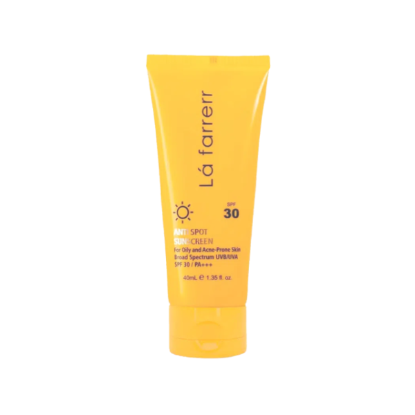کرم ضد آفتاب و ضد لک فاقد چربی SPF30 لافارر مناسب پوست چرب و مستعد آکنه حجم 40 میلی لیتر - بی رنگ - Image 1